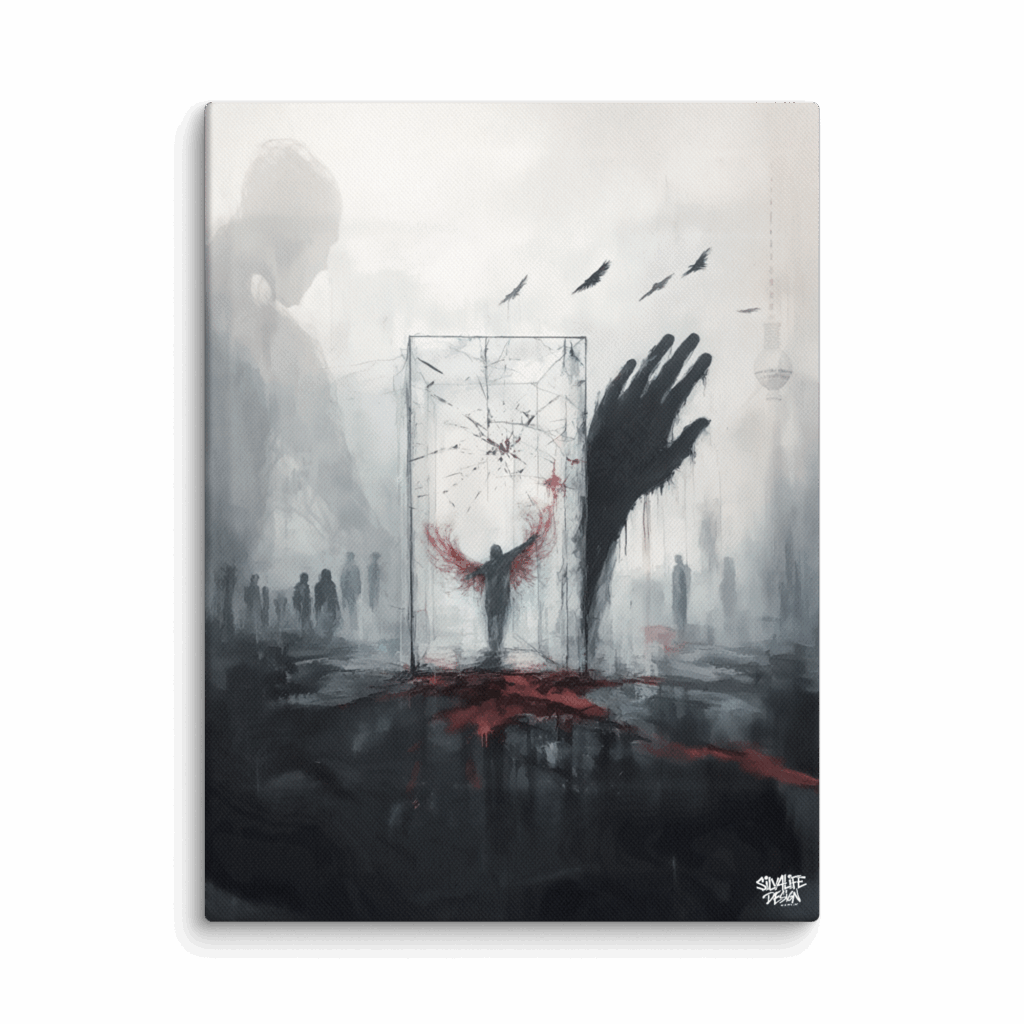 „Glashausmelodie“ Leinwand