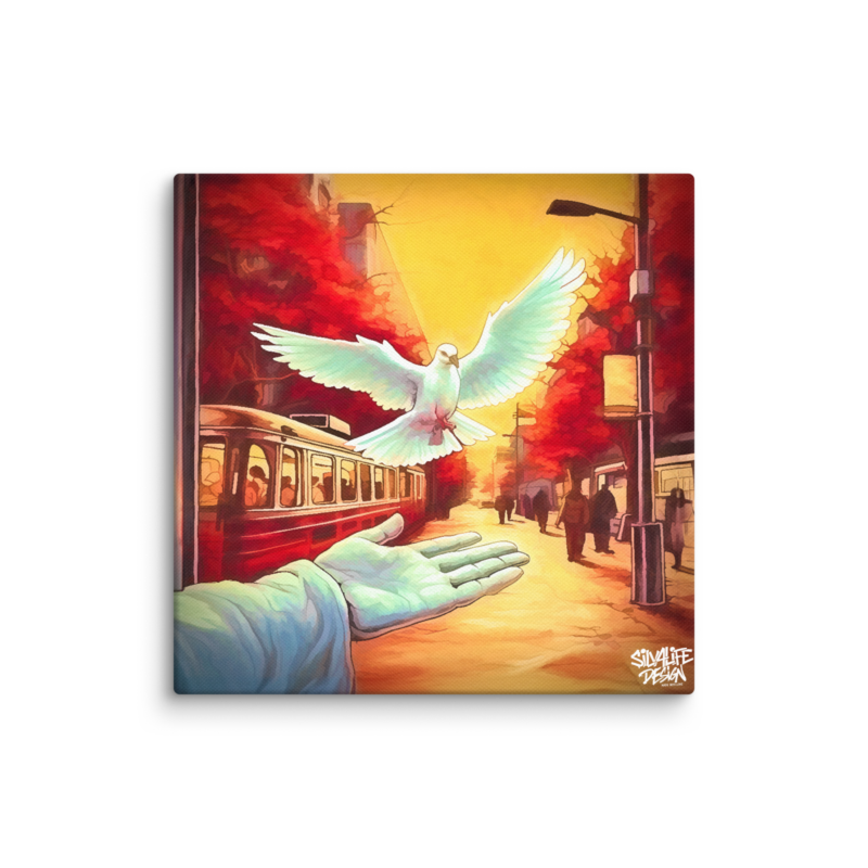 Pfingst Friedenstaube - Leinwand