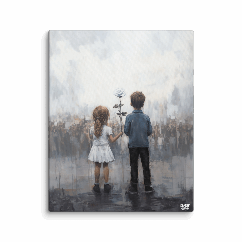 „Kein Kreuz für den Hass“ Leinwand