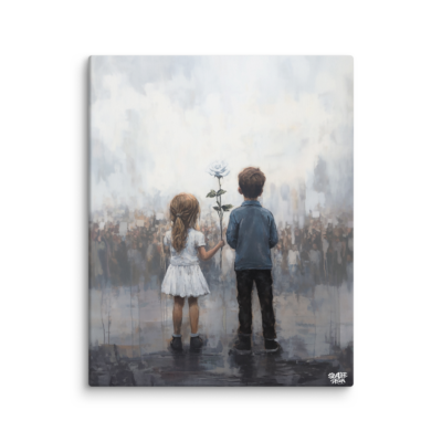 „Kein Kreuz für den Hass“ Leinwand