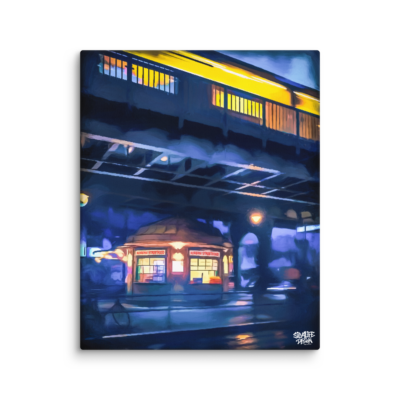 BLN Schönhauser Allee Streetfood - Leinwand