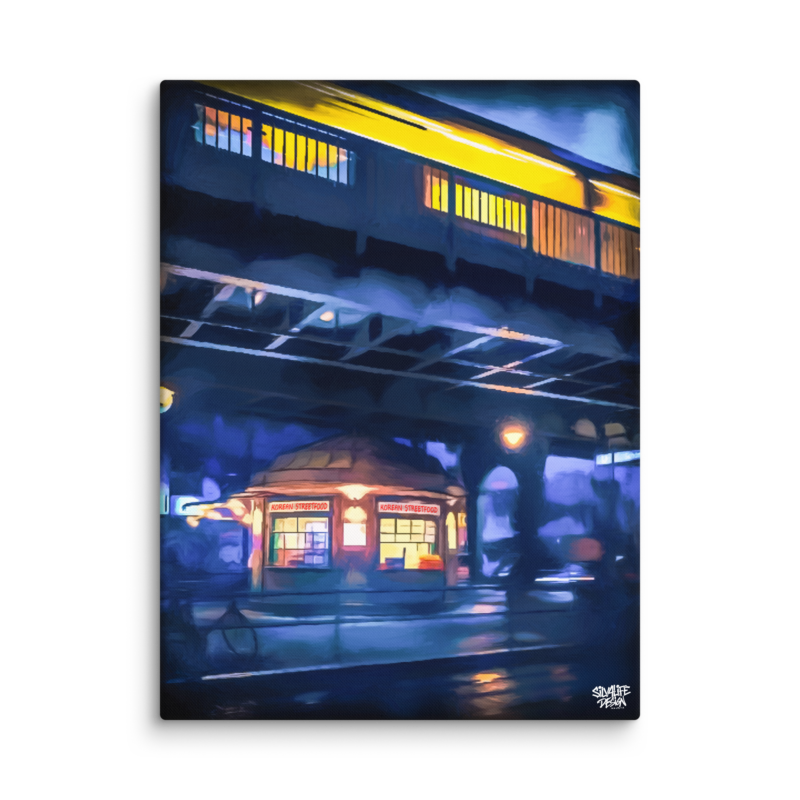 BLN Schönhauser Allee Streetfood - Leinwand