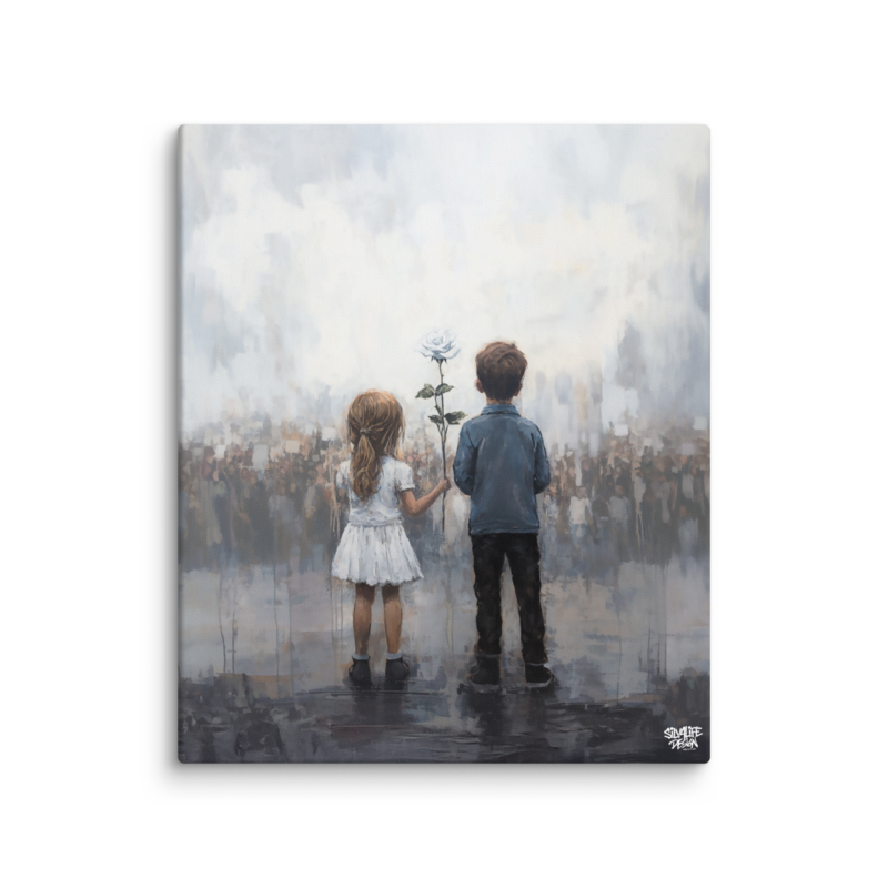 „Kein Kreuz für den Hass“ Leinwand