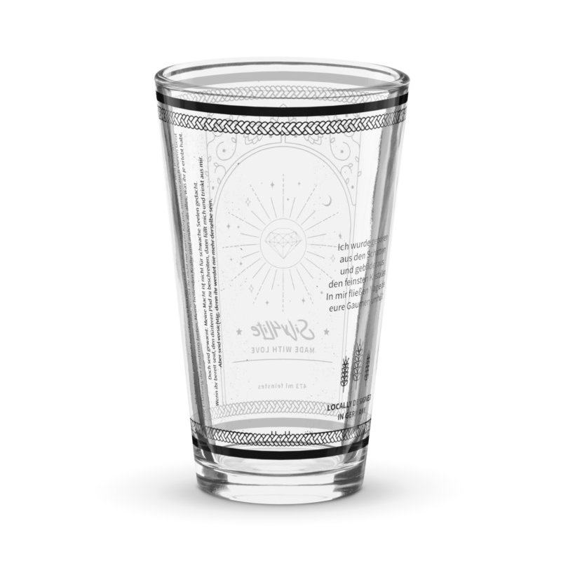 Glas aus der Dunkelheit - Pint-Glas