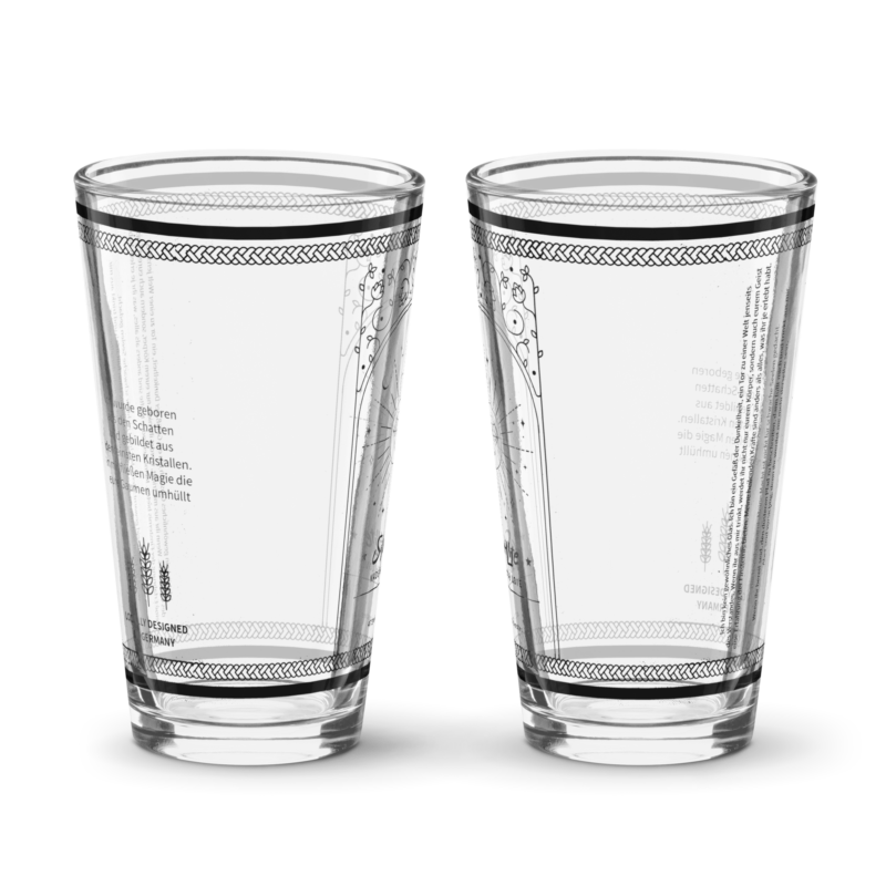 Glas aus der Dunkelheit - Pint-Glas