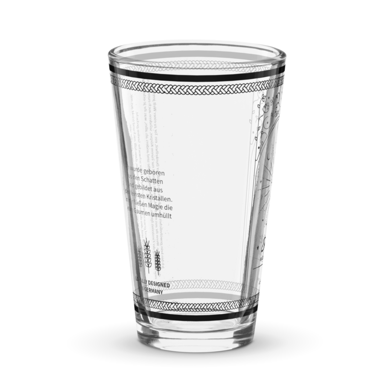 Glas aus der Dunkelheit - Pint-Glas