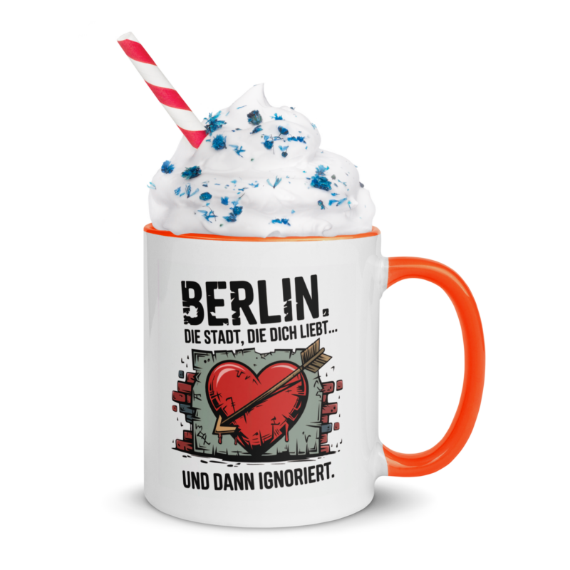 Berlin die Stadt die dich liebt und dann Ignoriert - 2-Farbige Tasse