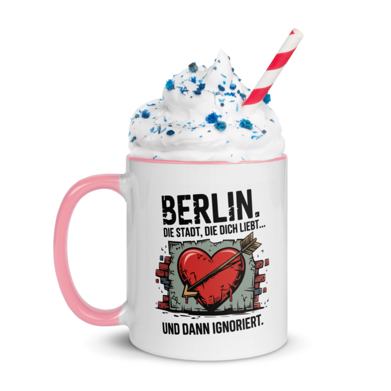 Berlin die Stadt die dich liebt und dann Ignoriert - 2-Farbige Tasse